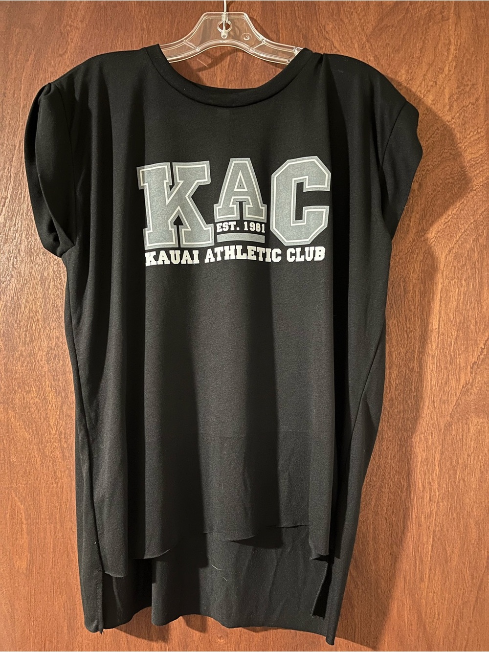 Bella Canvas Black KAC Kaua‘i Athletic Club Muscle Tee